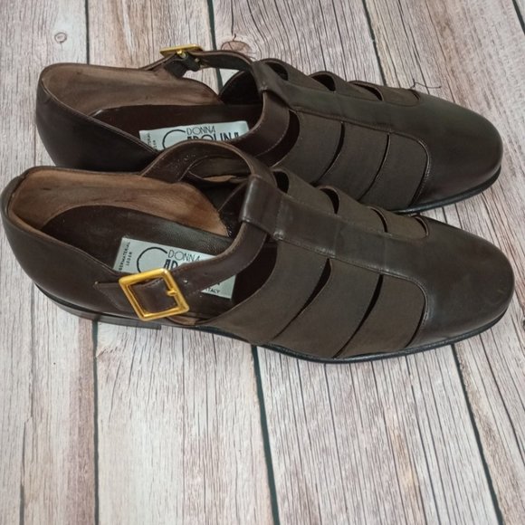 Donna Carolina Woman's Size 9 Brown Shoes - Picture 4 of 7